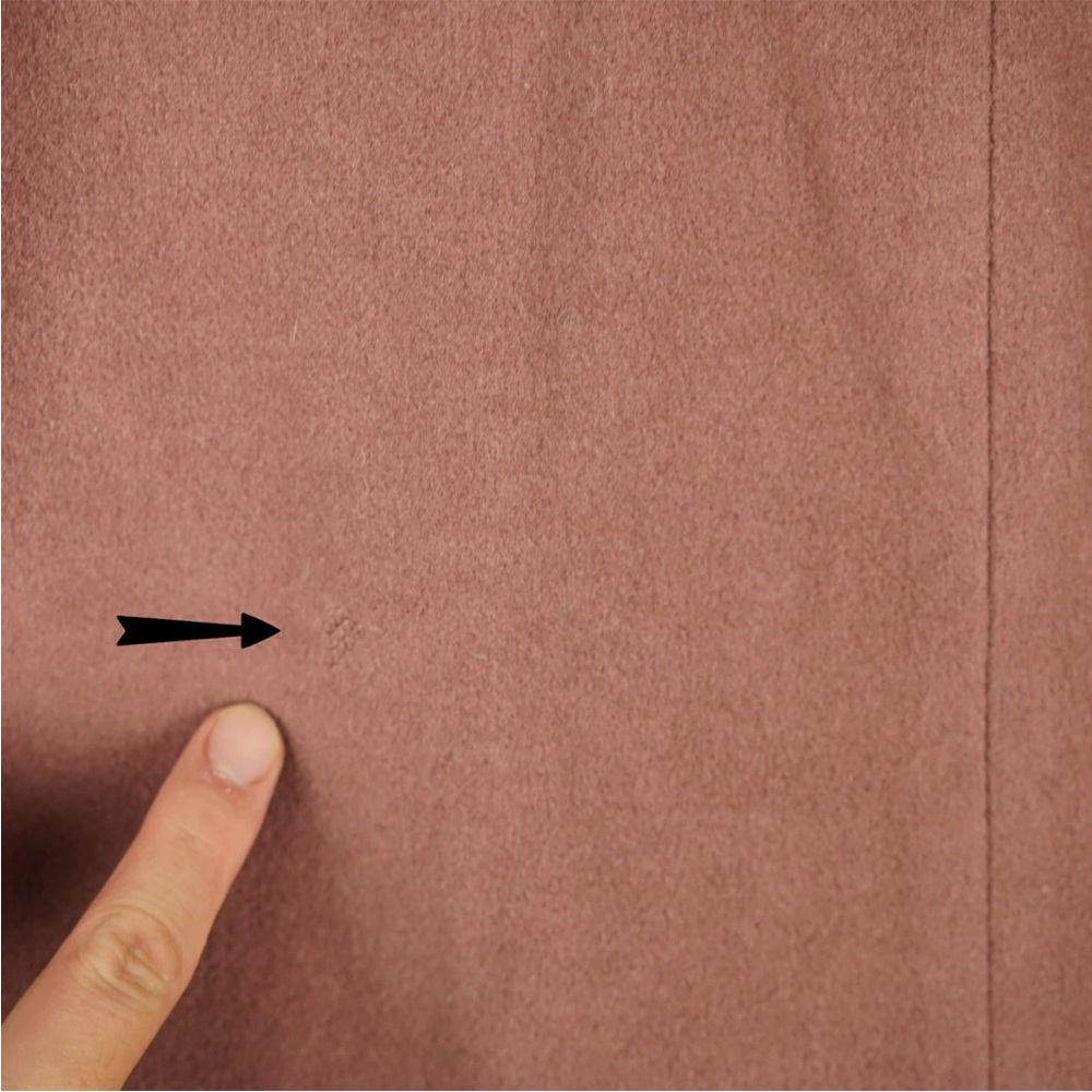 Vintage Barneys New York By American Craftsmen Pure Wool Overcoat Mens 36 Pink - Picture 15 of 15
